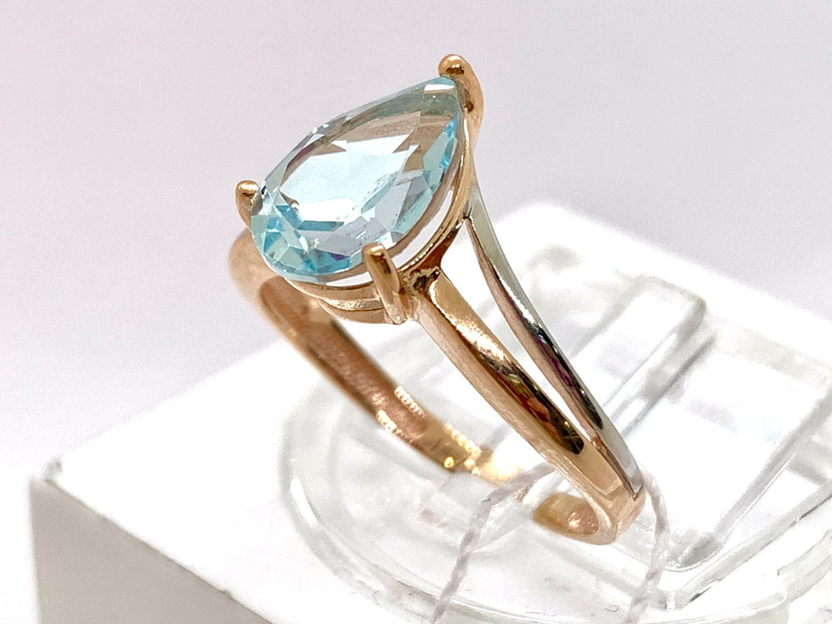 КОЛЬЦО С КАМНЕМ (Au 585)