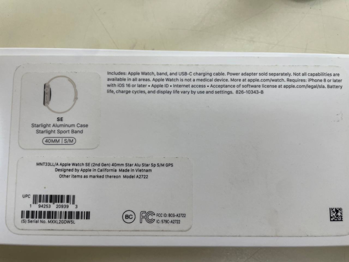 Смарт-часы Apple Watch SE 2022 40mm