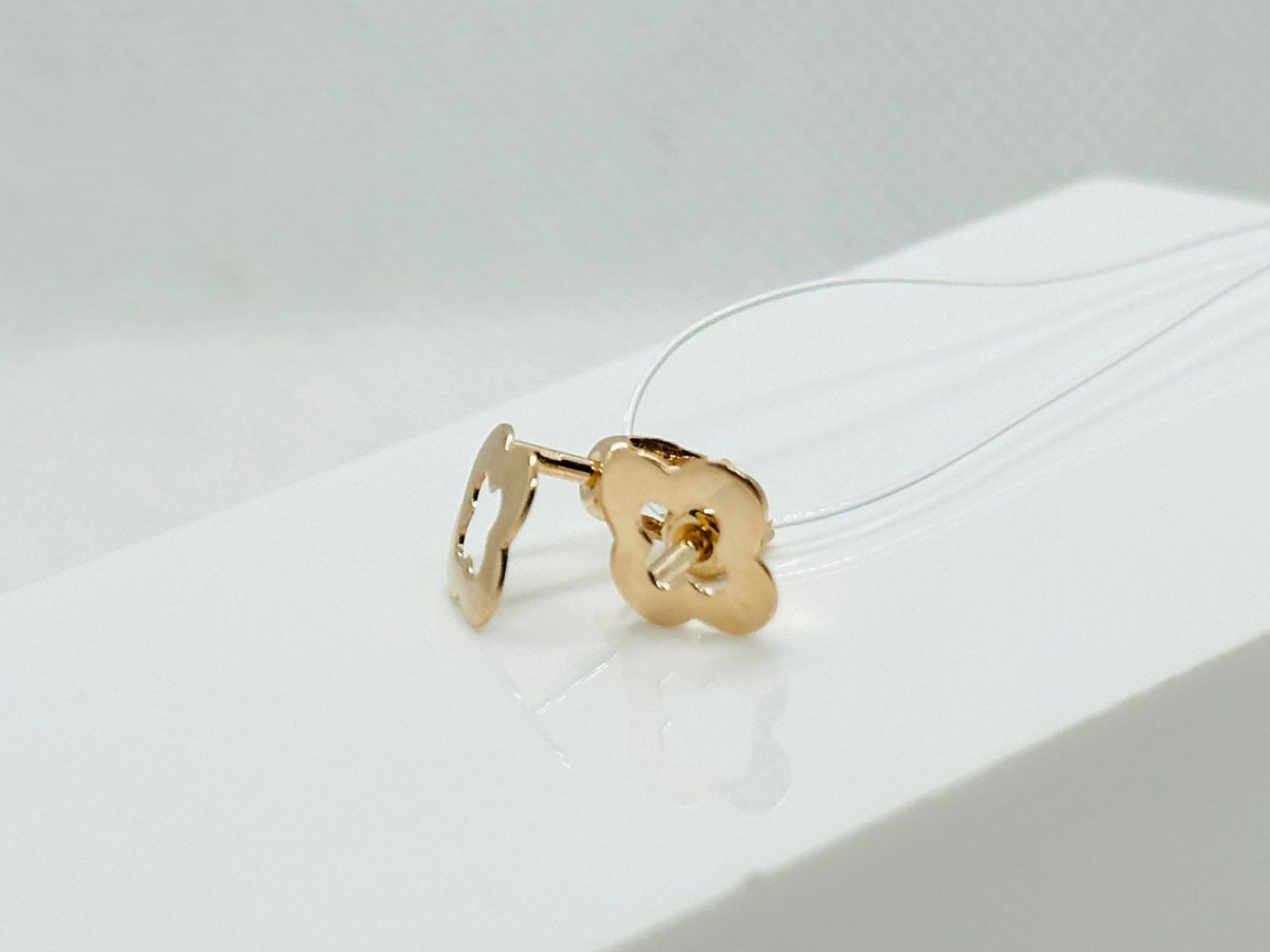 СЕРЬГИ ПУСЕТЫ без камня (Au 585)