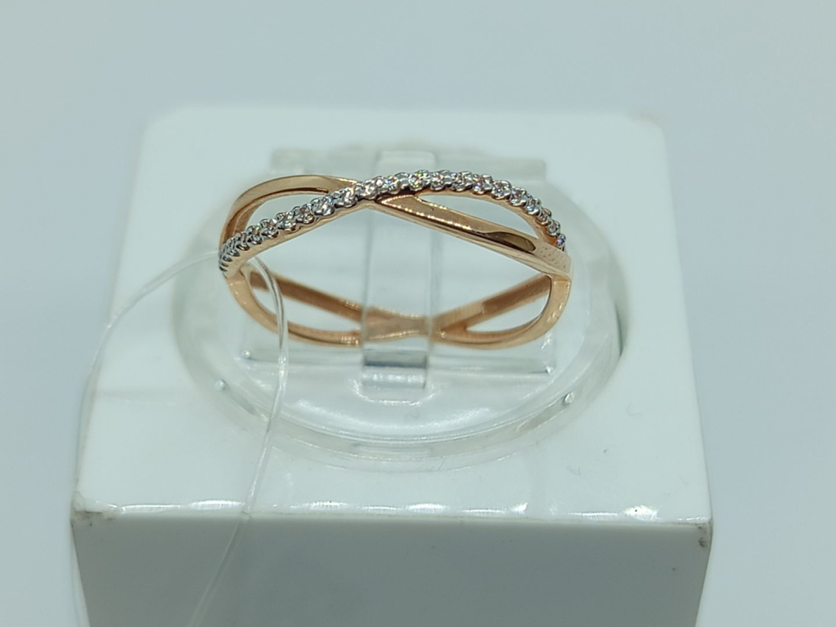 КОЛЬЦО С КАМНЯМИ (Au 585) КОЛЬЦО С КАМНЯМИ (Au 585)