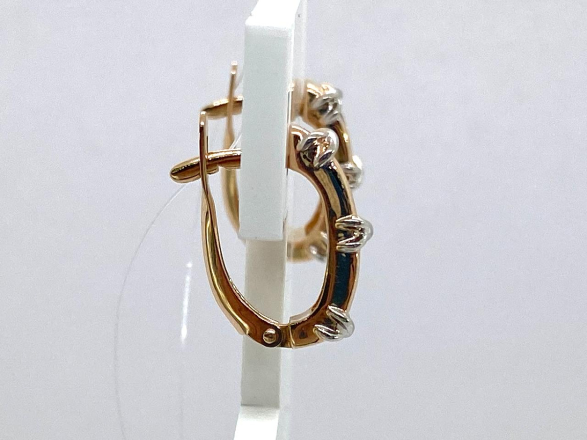 СЕРЬГИ С КАМНЯМИ (Au 585)