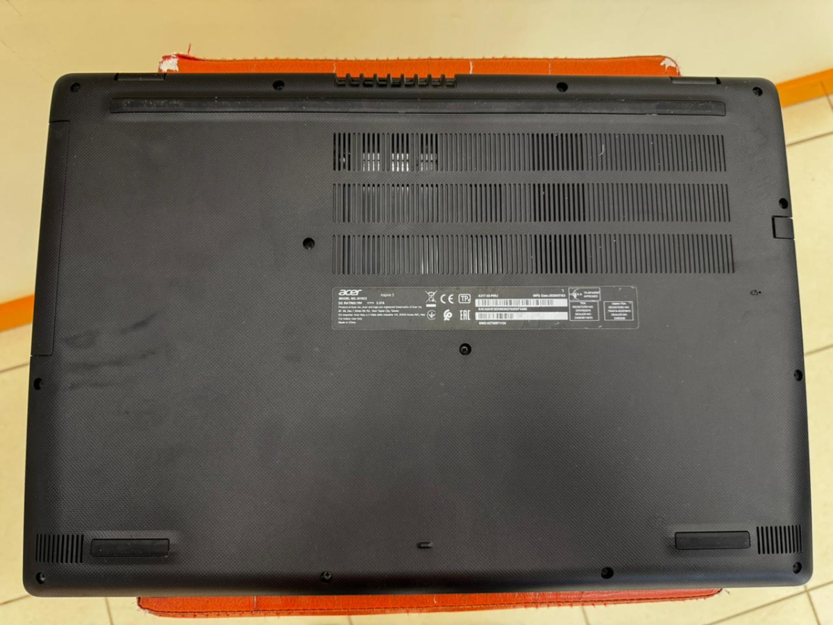 Ноутбук Acer Aspire3; Pentium N5030, HD Graphics, 4 Гб, 256 Гб, Нет