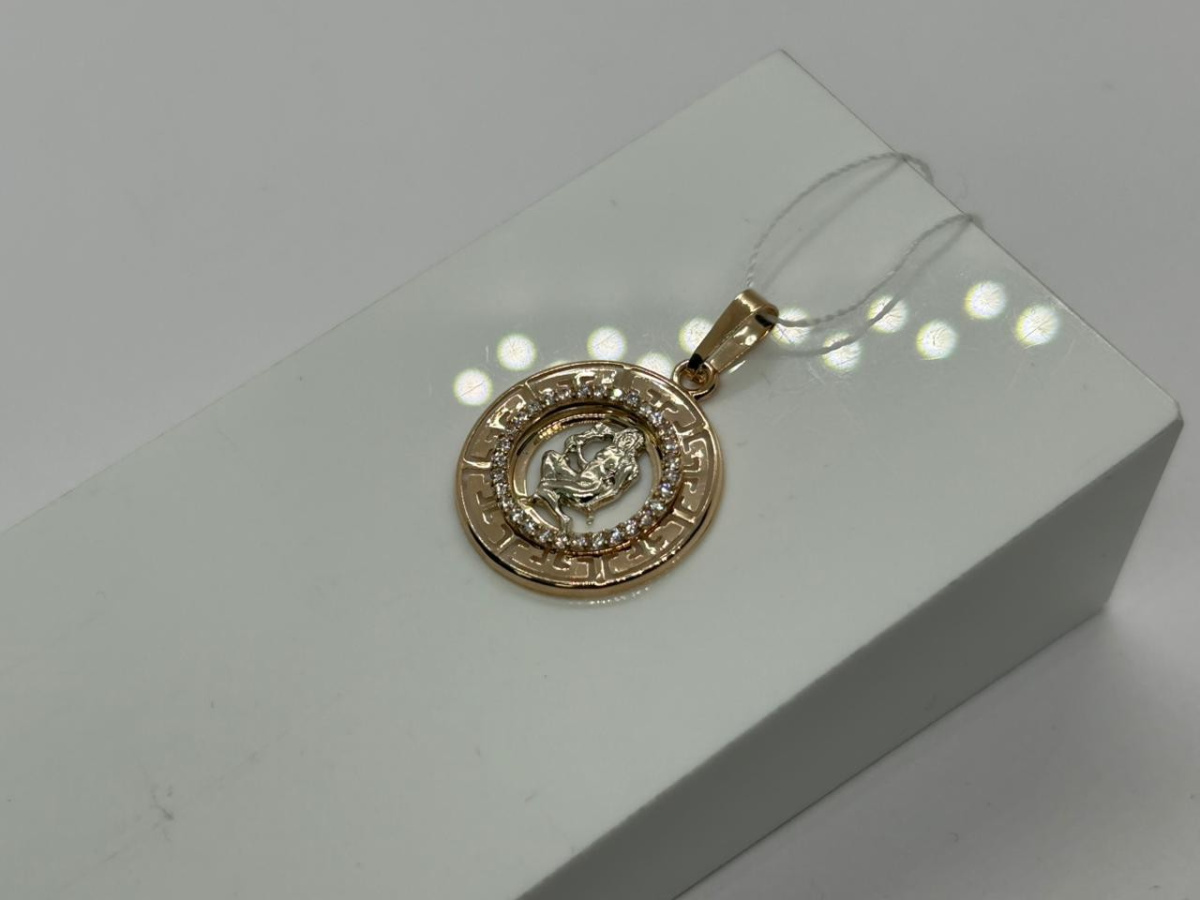 ПОДВЕСКА ЗНАК ЗОДИАКА ДЕВА (Au 585)