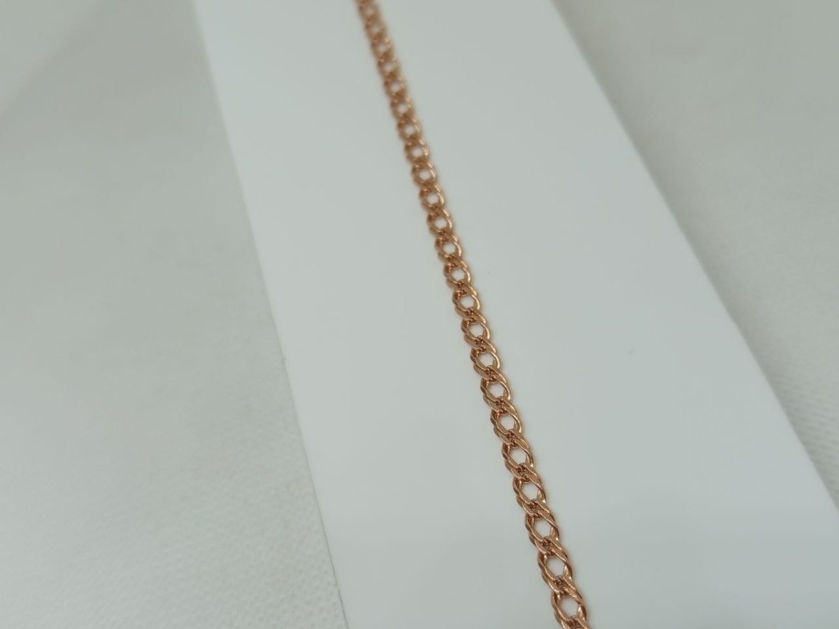 БРАСЛЕТ ПОЛНОВЕСНЫЙ Ромб двойной Au 585