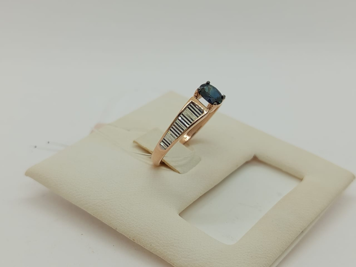 КОЛЬЦО САПФИР (Au 585)