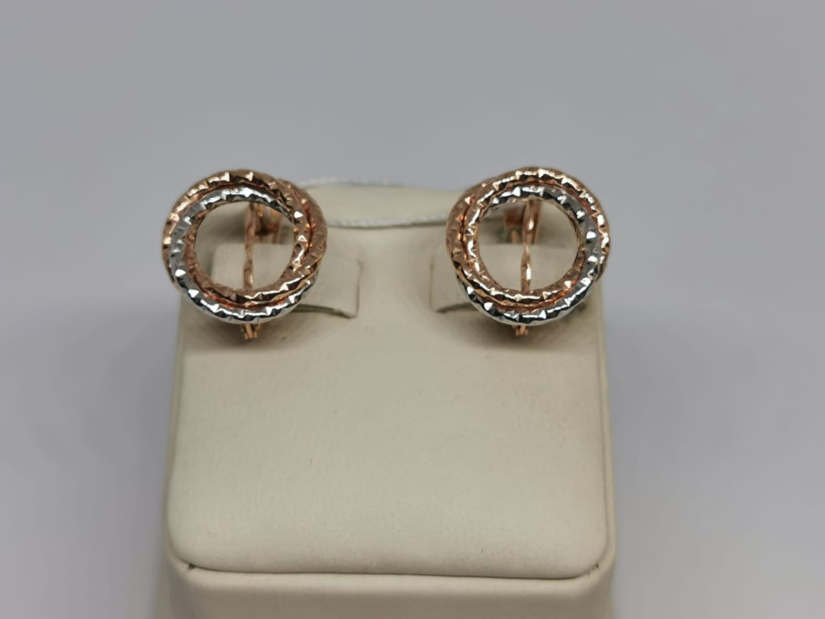 СЕРЬГИ БЕЗ КАМНЯ (Au 585)