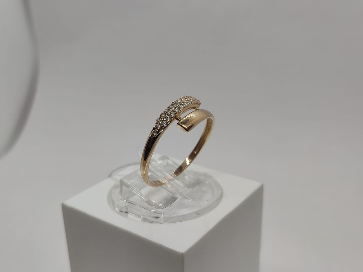 КОЛКМИ585 КОЛЬЦО С КАМНЯМИ (Au 585)
