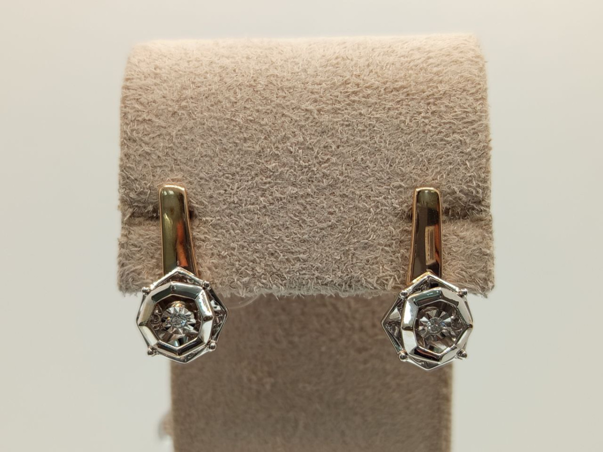 СЕРЬГИ БРИЛЛИАНТ (Au 585)