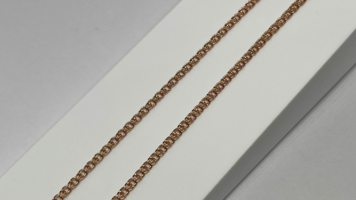 ЦЕПЬ ПУСТОТЕЛАЯ Бисмарк (Au 585)