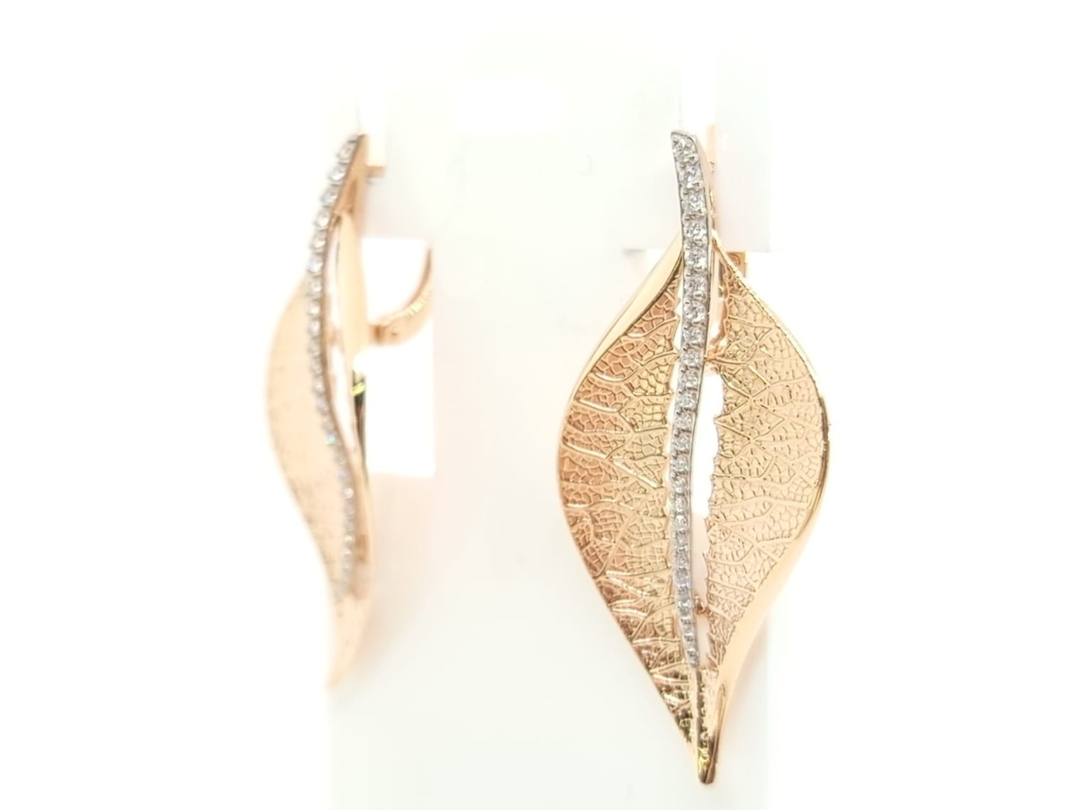 СЕРЬГИ С КАМНЯМИ (Au 585)