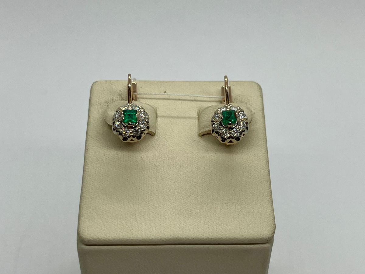 СЕРЬГИ БРИЛЛИАНТ (Au 585)