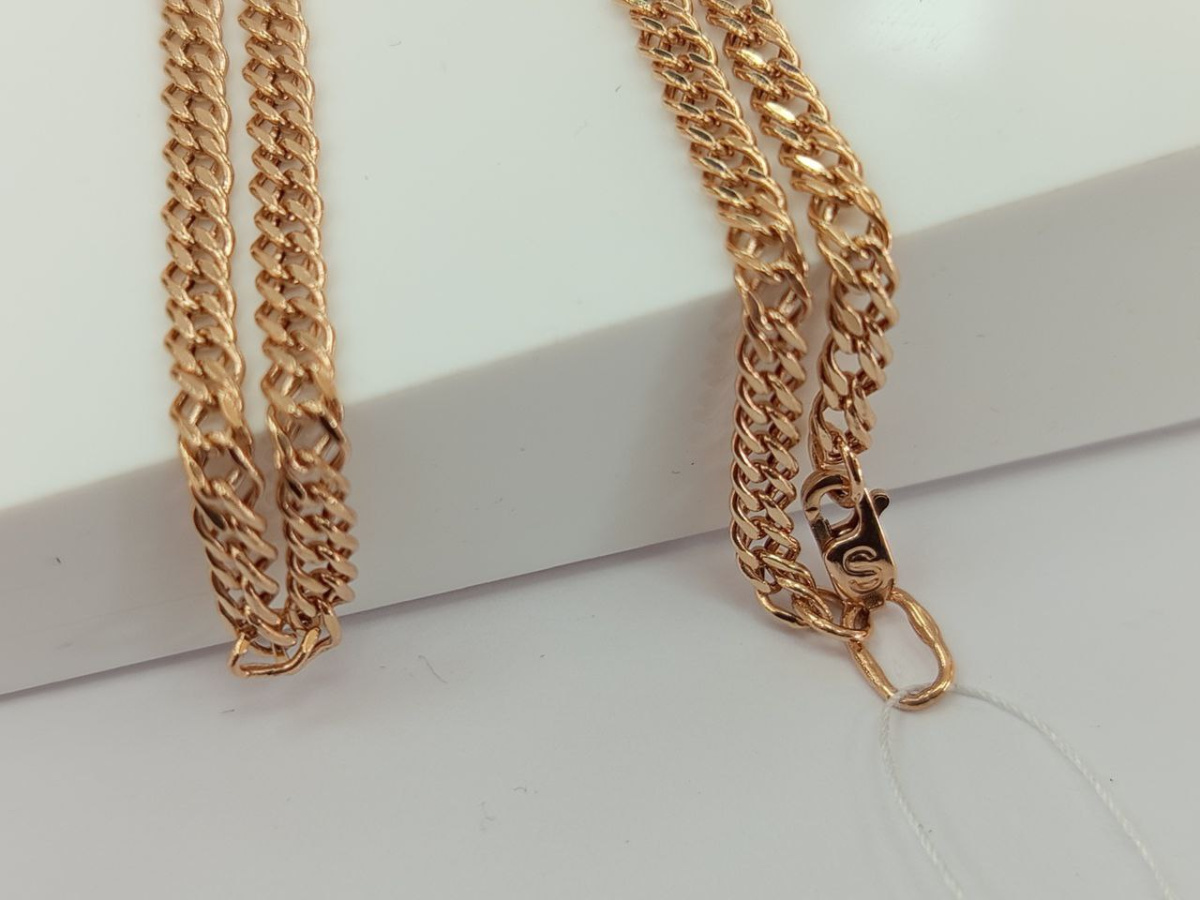 ЦПР2585 ЦЕПЬ ПУСТОТЕЛАЯ Ромб двойной (Au 585)