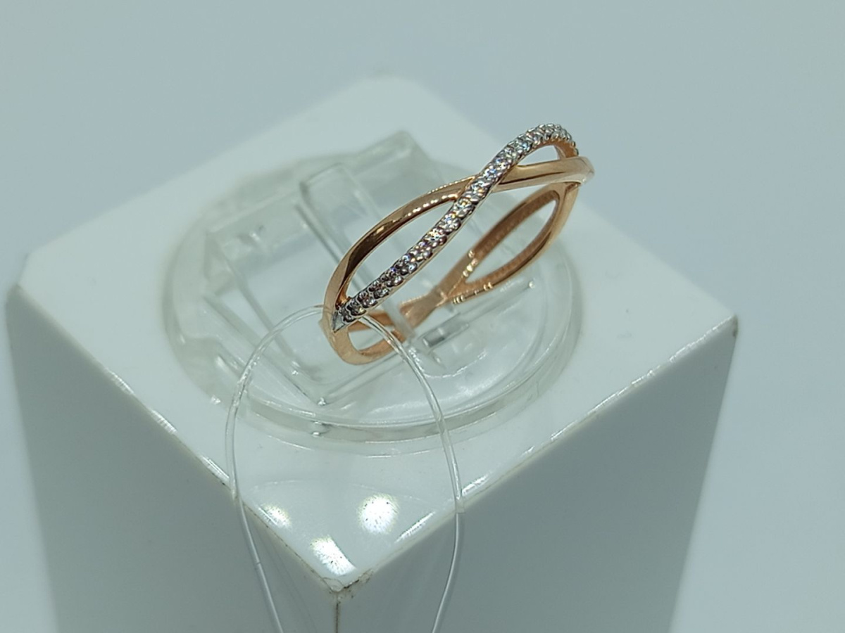 КОЛЬЦО С КАМНЯМИ (Au 585) КОЛЬЦО С КАМНЯМИ (Au 585)