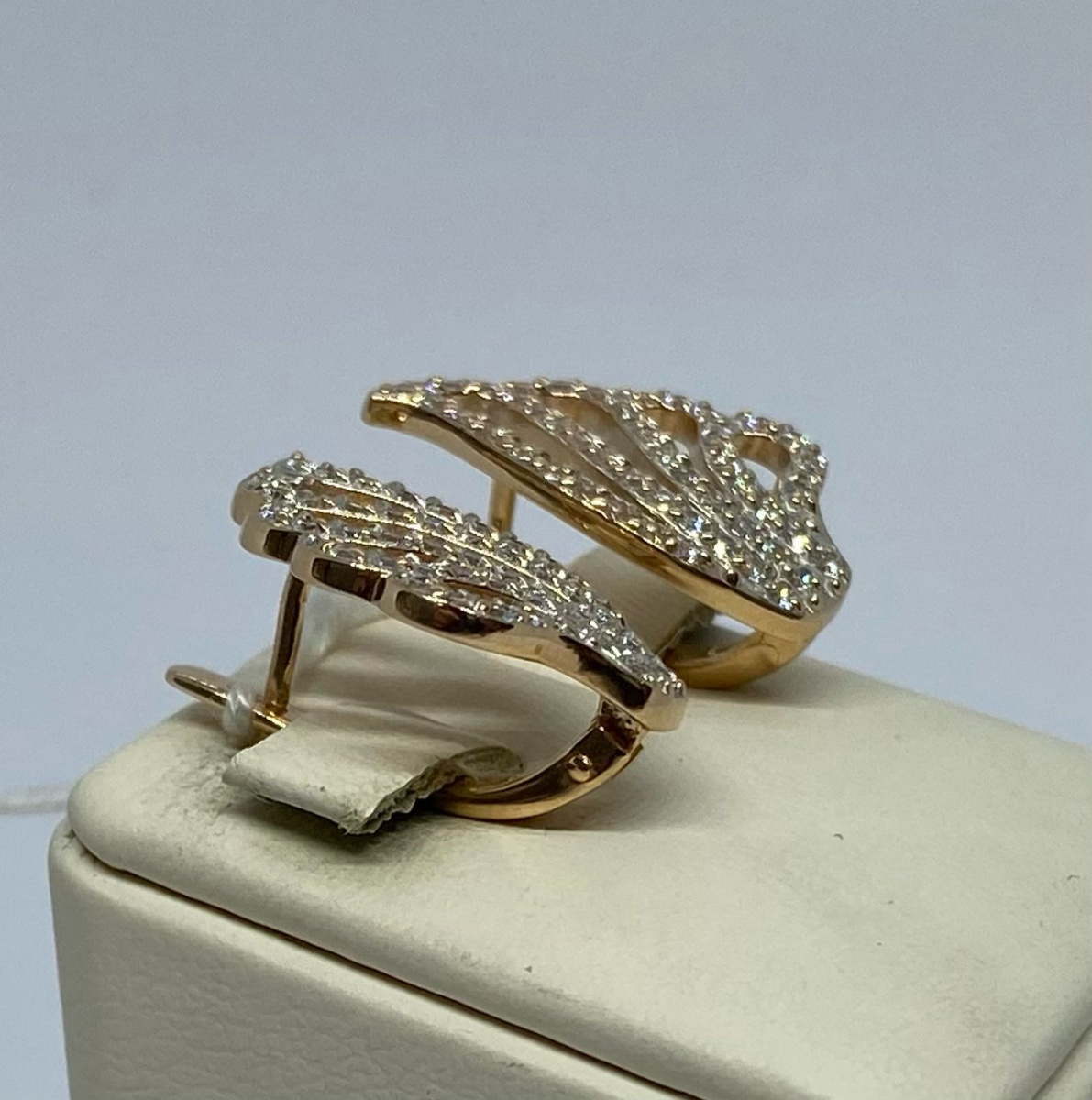 СЕРЬГИ С КАМНЯМИ (Au 585)