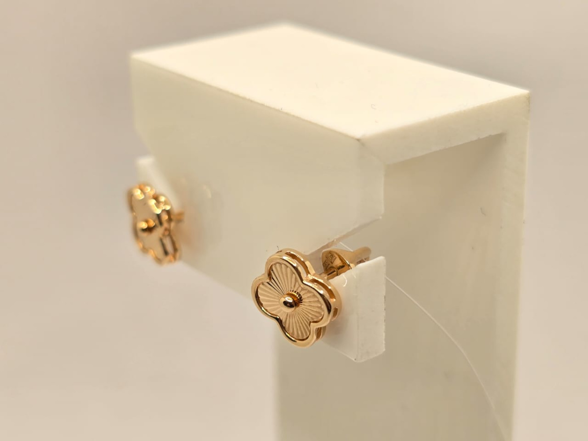 СЕРЬГИ ПУСЕТЫ без камня (Au 585)