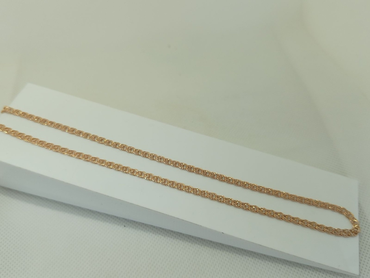 ЦЕПЬ ПУСТОТЕЛАЯ Бисмарк (Au 585)