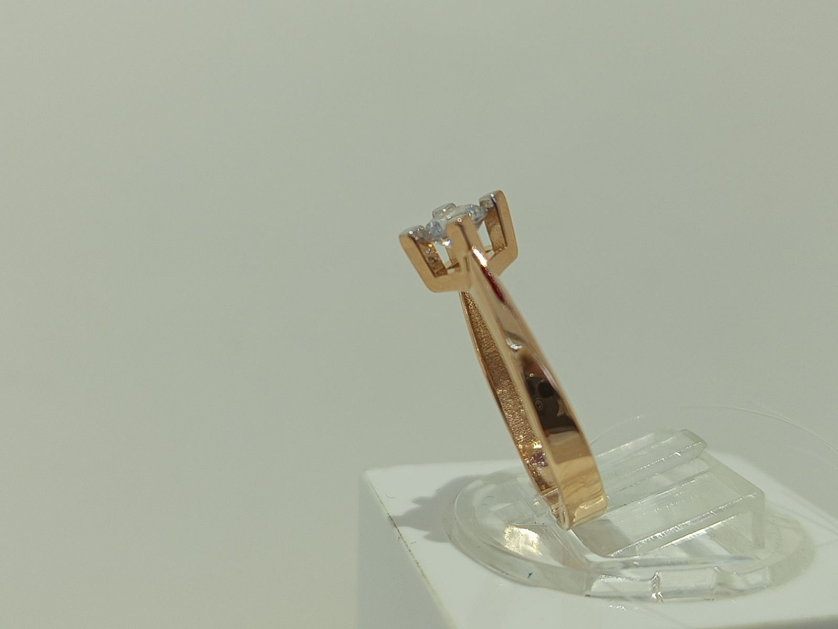 КОЛЬЦО С КАМНЕМ (Au 585)