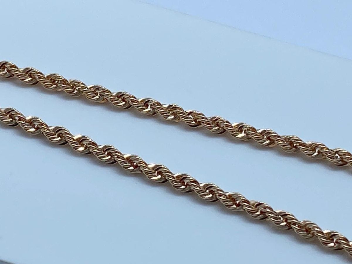 ЦЕПЬ ПУСТОТЕЛАЯ Веревка (Au 585)