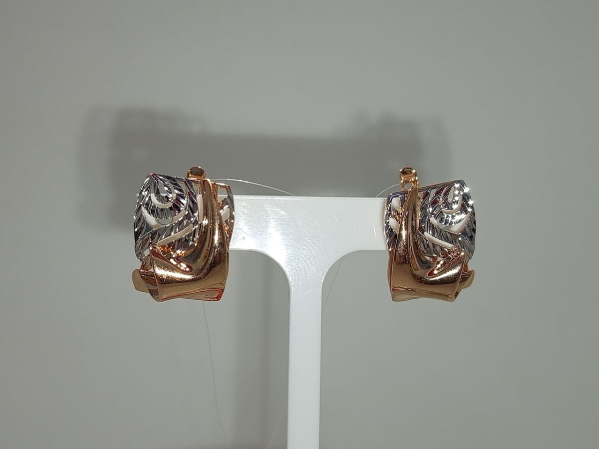 СЕРЬГИ БЕЗ КАМНЯ (Au 585)