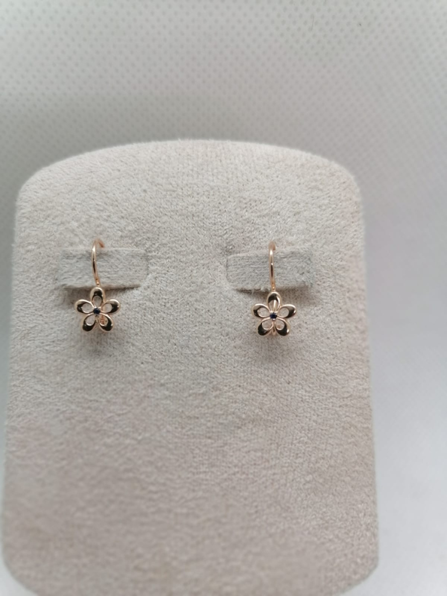 СКМ585 СЕРЬГИ С КАМНЕМ (Au 585) СКМ585 СЕРЬГИ С КАМНЕМ (Au 585)