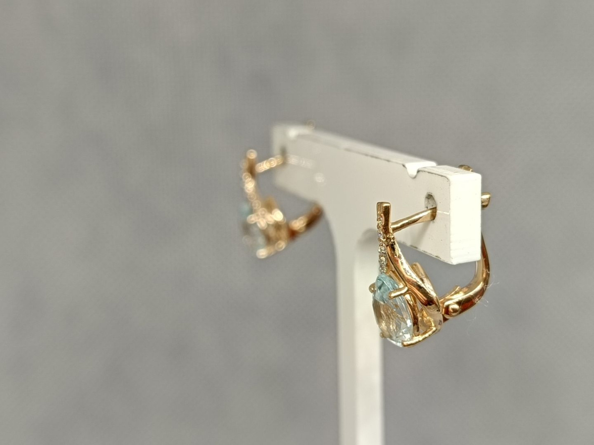 СКМИ585 СЕРЬГИ С КАМНЯМИ (Au 585) СКМИ585 СЕРЬГИ С КАМНЯМИ (Au 585)
