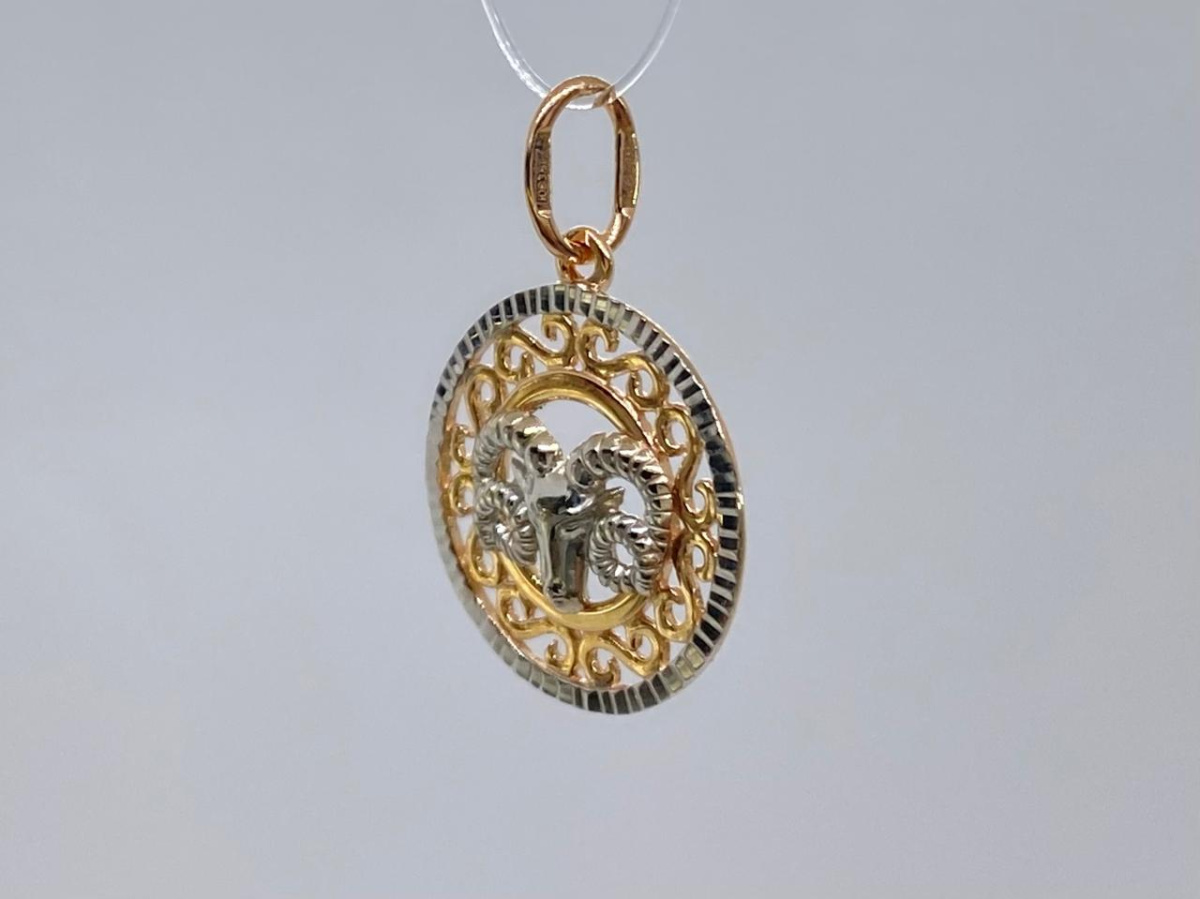 ПОДВЕСКА ЗНАК ЗОДИАКА ОВЕН (Au 585)