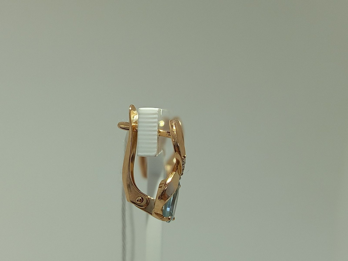 СЕРЬГИ С КАМНЯМИ (Au 585)