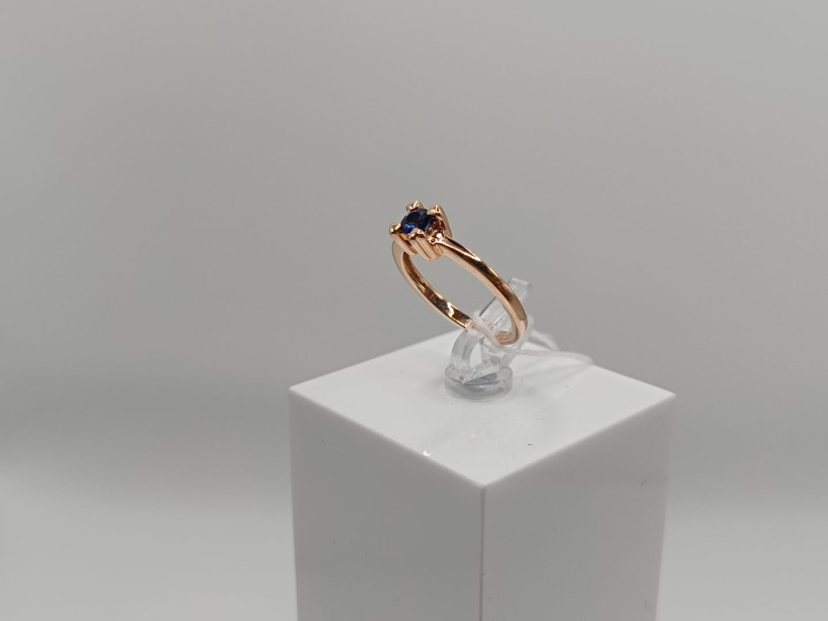 КОЛКМ585 КОЛЬЦО С КАМНЕМ (Au 585)