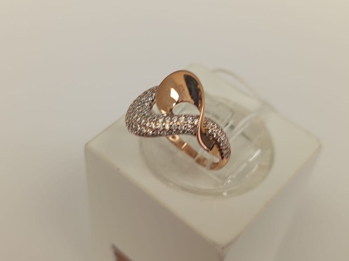 КОЛКМИ585 КОЛЬЦО С КАМНЯМИ (Au 585)