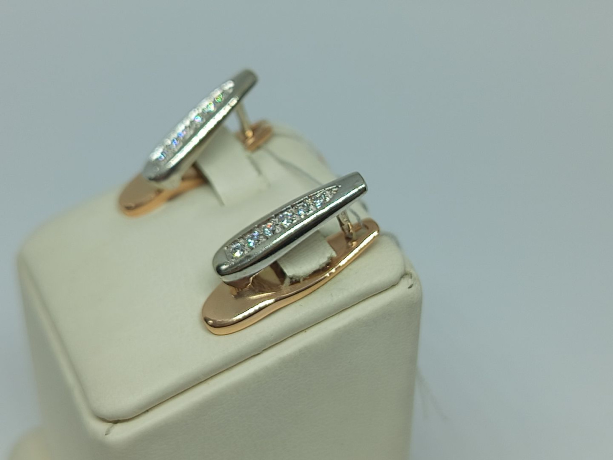 СЕРЬГИ С КАМНЯМИ (Au 585)