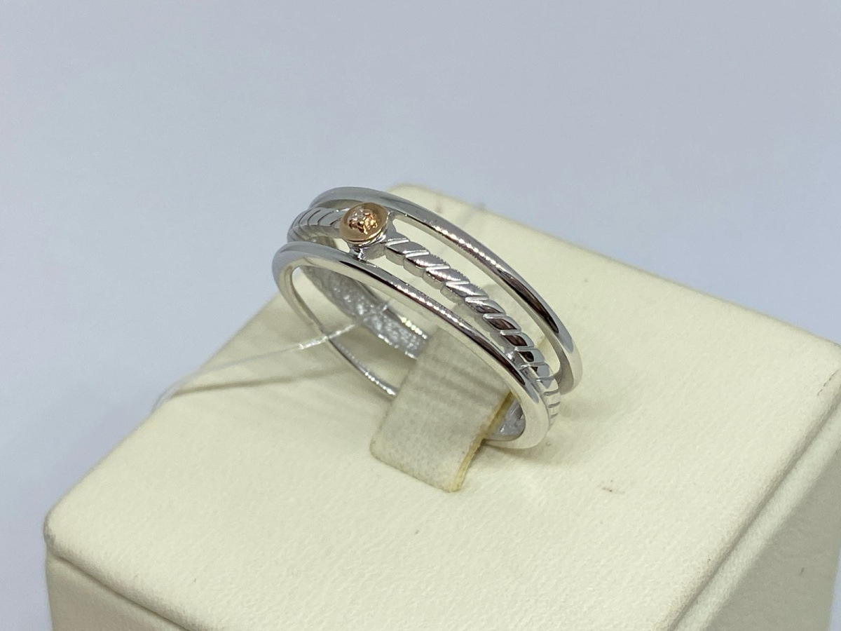 КОЛЬЦО БРИЛЛИАНТ (Ag 925)