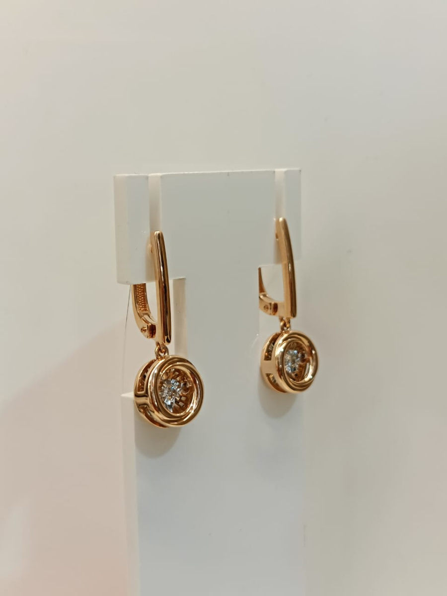 СЕРЬГИ БРИЛЛИАНТ (Au 585)