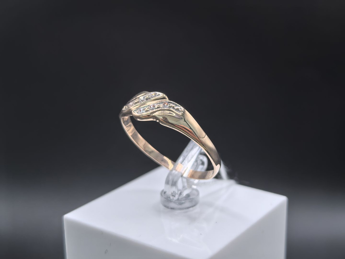 КОЛКМИ585 КОЛЬЦО С КАМНЯМИ (Au 585)