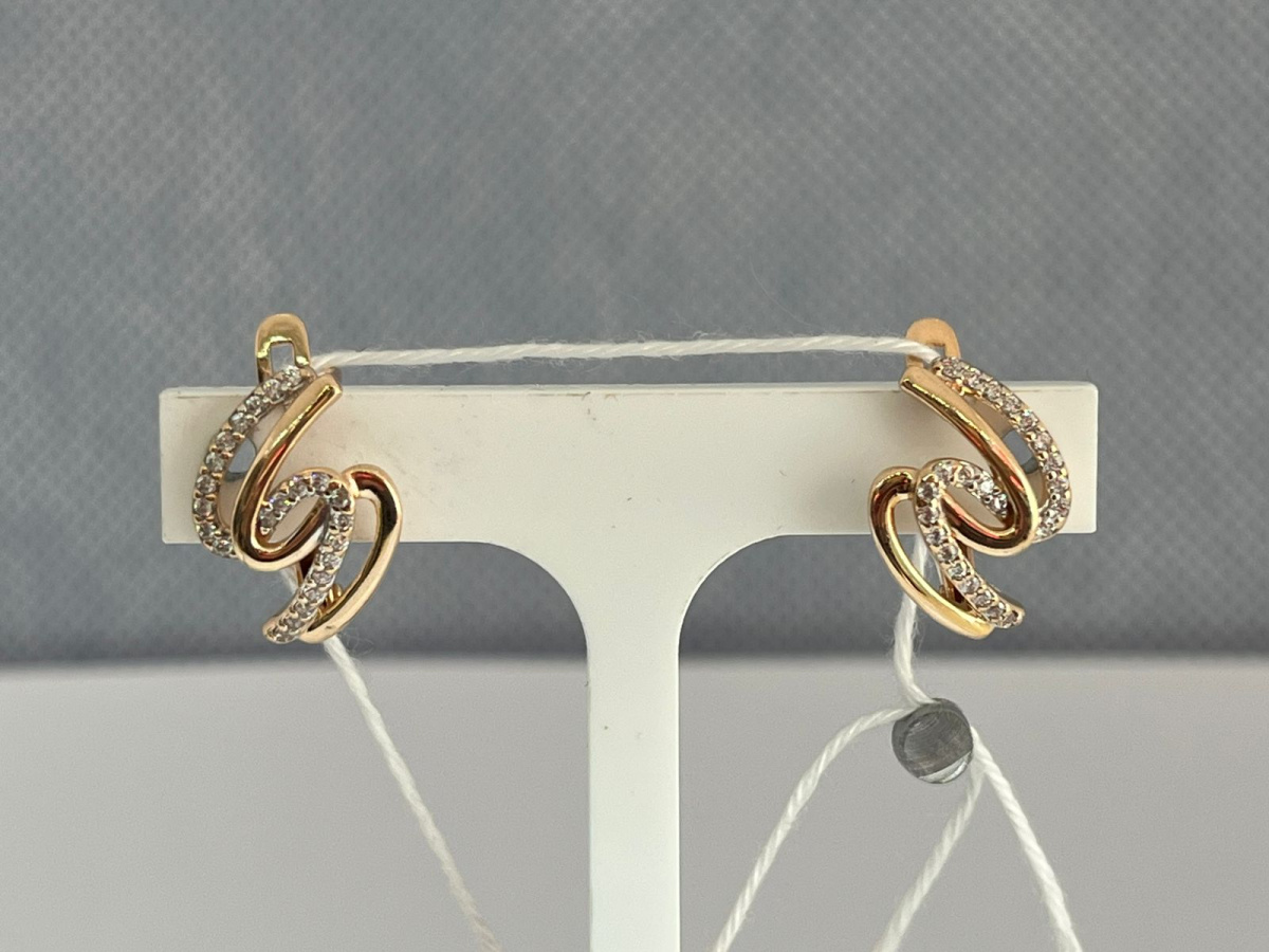 СЕРЬГИ С КАМНЯМИ (Au 585)