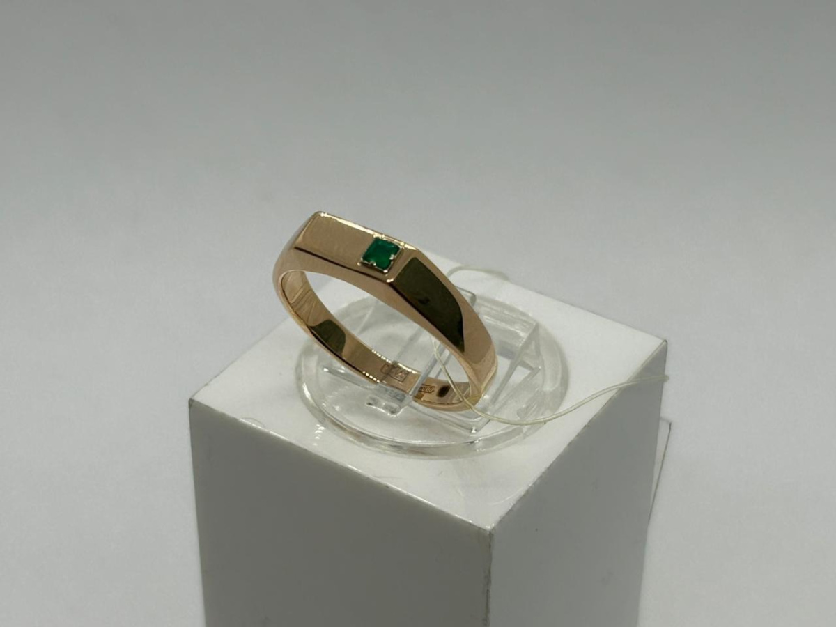 31-0321-О КОЛЬЦО ПЕЧАТКА с камнем (Au 585)