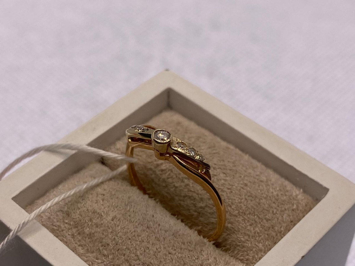 КОЛЬЦО БРИЛЛИАНТ Au 585