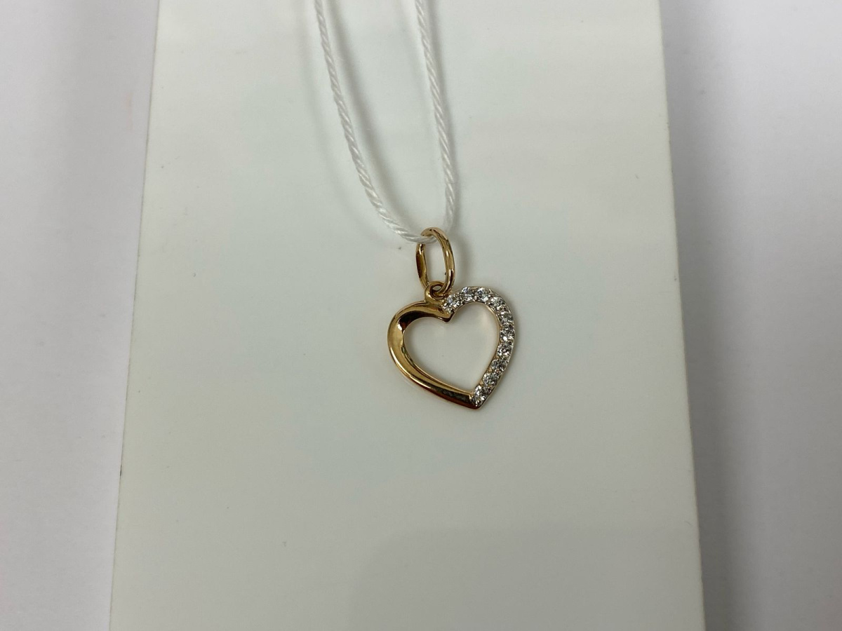 ПОДКМИ585 ПОДВЕСКА С КАМНЯМИ (Au 585)