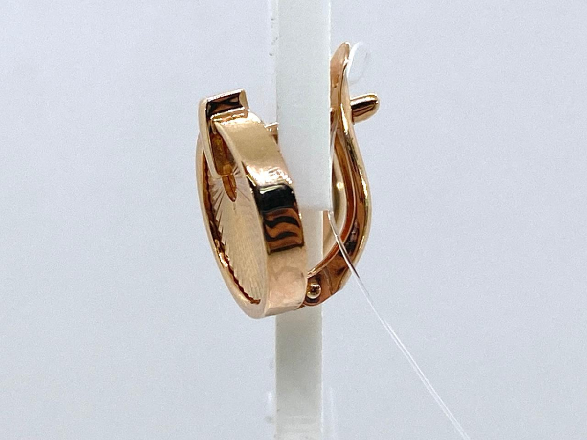 СЕРЬГИ БЕЗ КАМНЯ (Au 585)