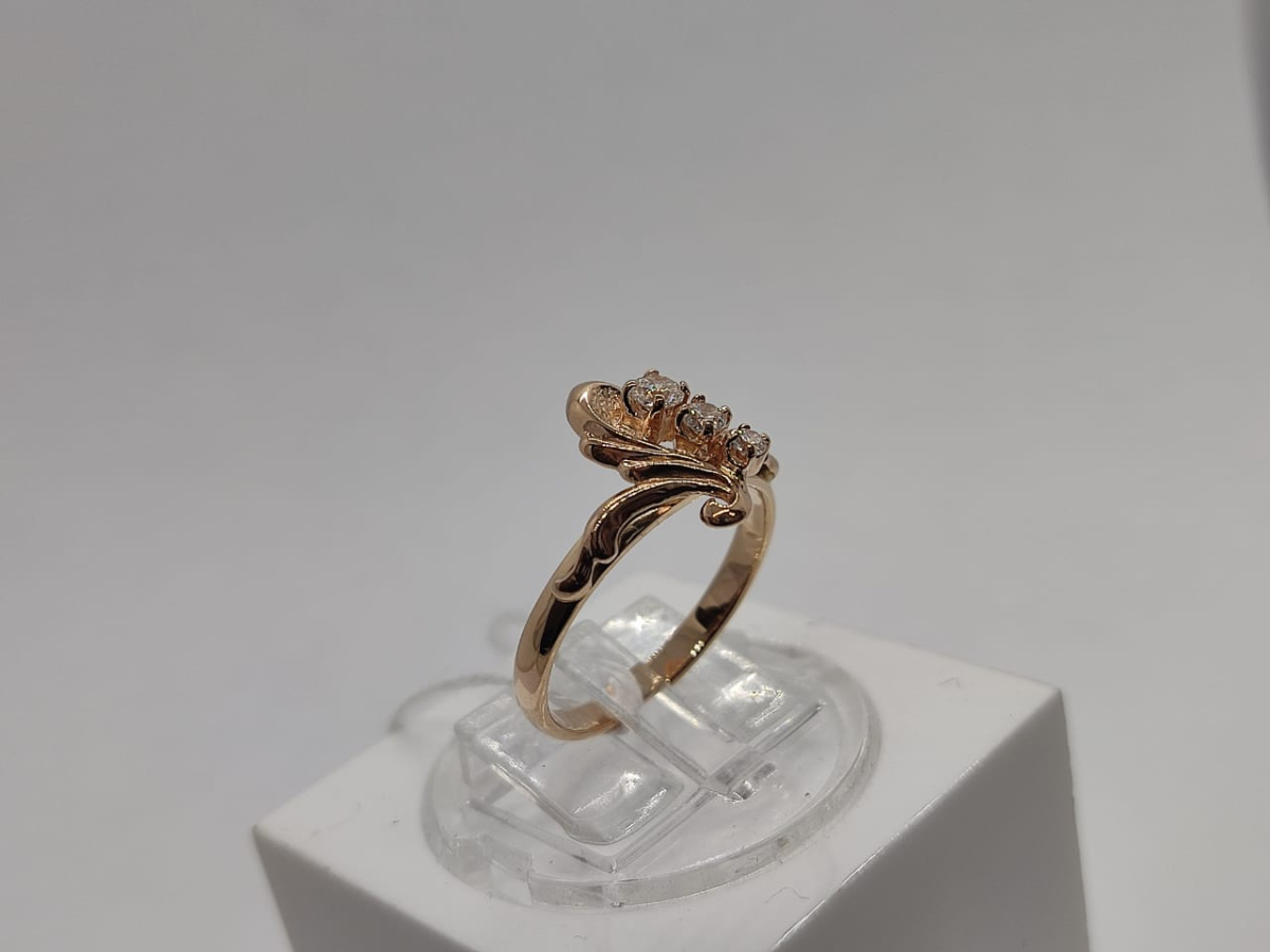 КОЛКМИ585 КОЛЬЦО С КАМНЯМИ (Au 585) КОЛКМИ585 КОЛЬЦО С КАМНЯМИ (Au 585)