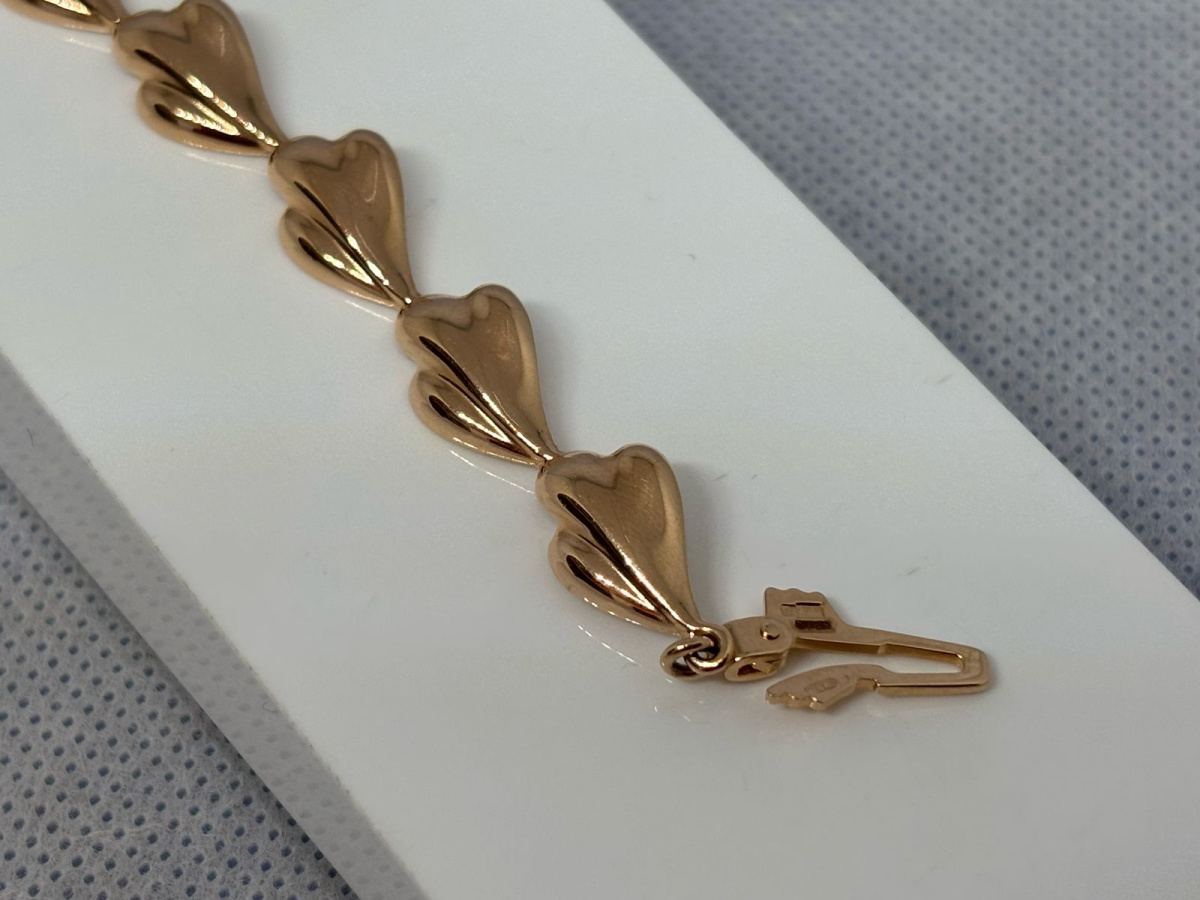 БРАСЛЕТ ПОЛНОВЕСНЫЙ Фантазия Au 585 БРАСЛЕТ ПОЛНОВЕСНЫЙ Фантазия Au 585