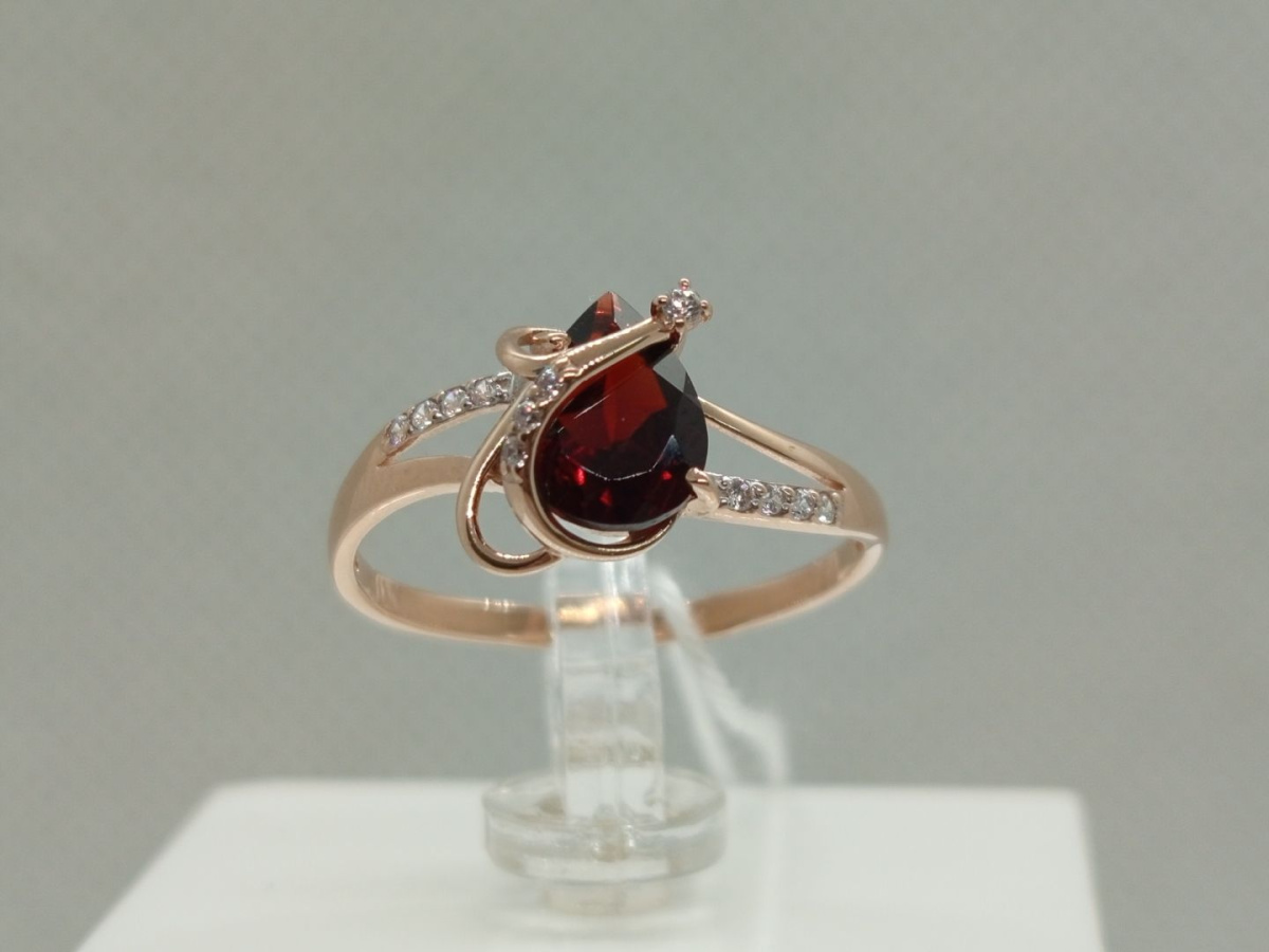 КОЛКМИ585 КОЛЬЦО С КАМНЯМИ (Au 585)