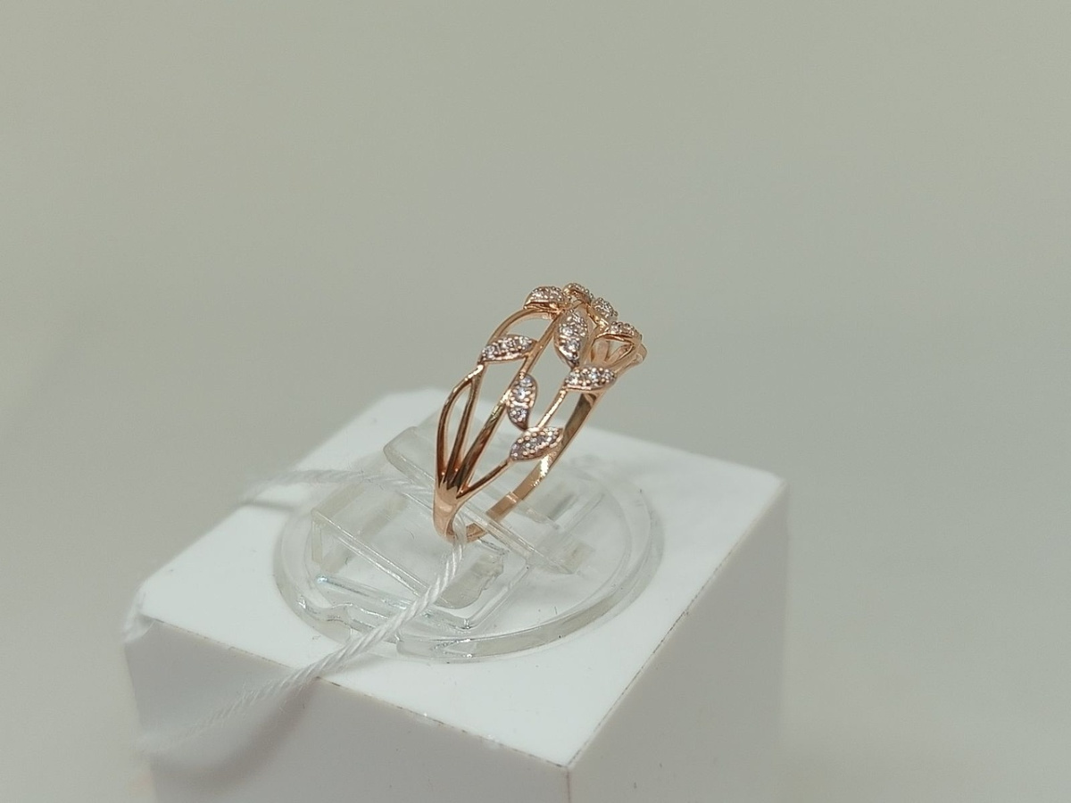 КОЛКМИ585 КОЛЬЦО С КАМНЯМИ (Au 585)