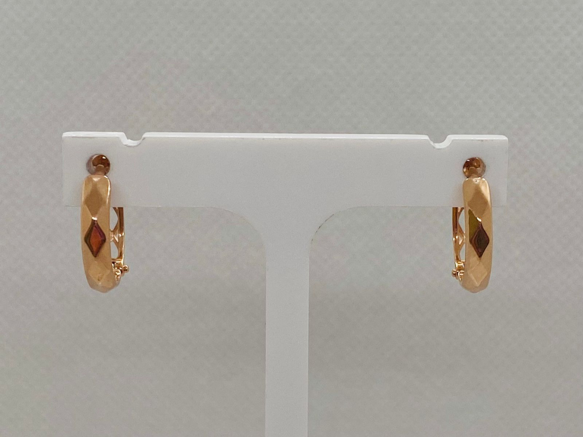 СЕРЬГИ КОНГО без камня (Au 585)