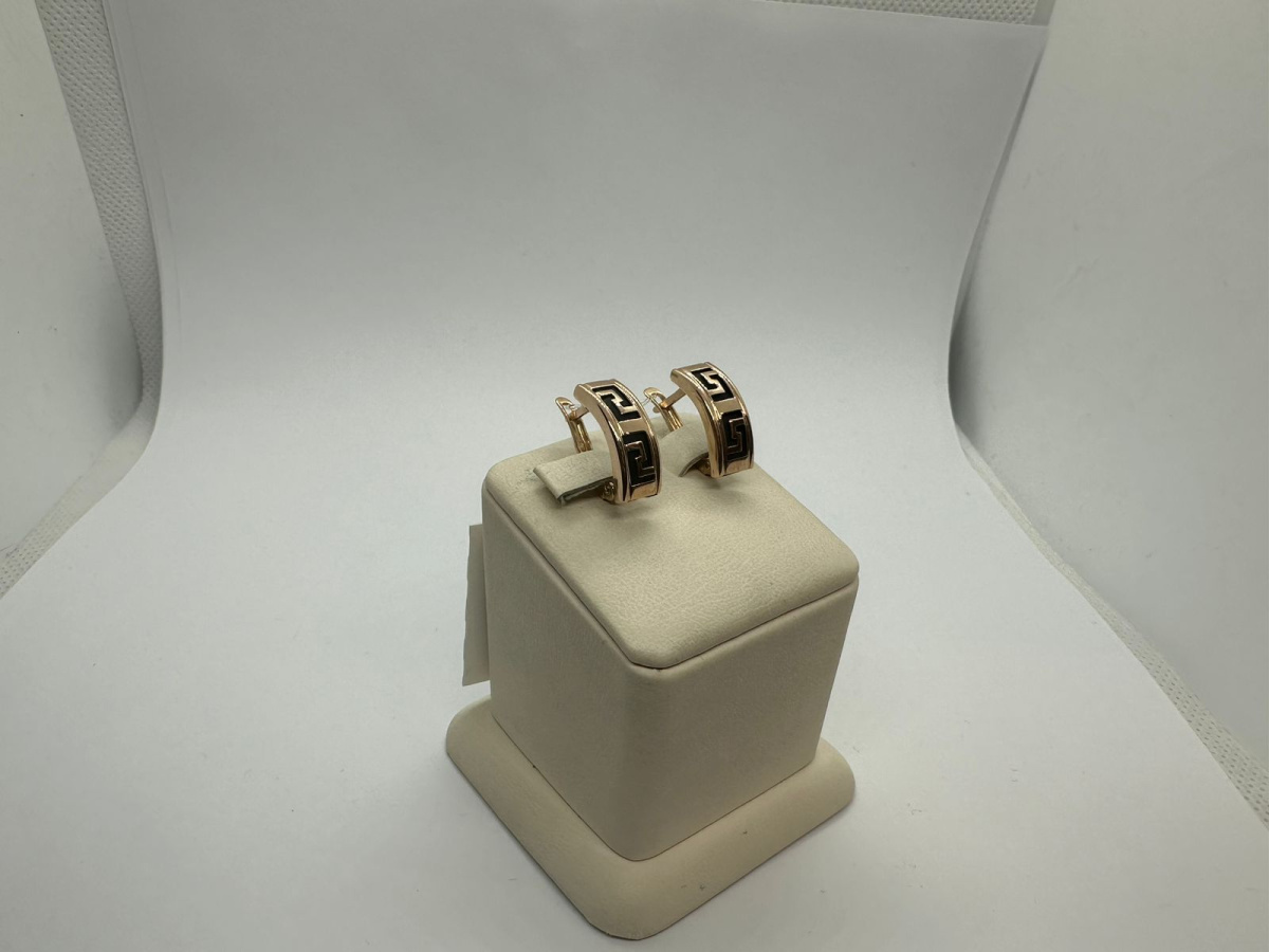 СЕРЬГИ КАУЧУК (Au 585)