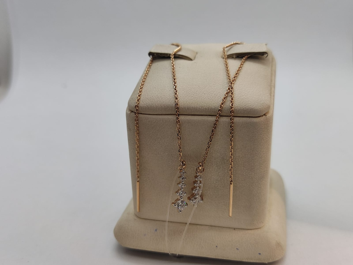 002725-1102 СЕРЬГИ ПРОДЕВКИ (Au 585)