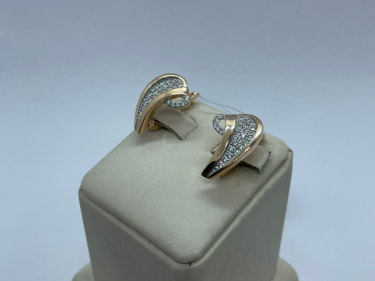 СЕРЬГИ С КАМНЯМИ (Au 585)