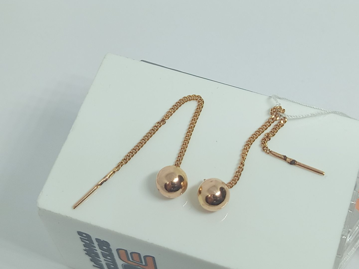 СПРО585 СЕРЬГИ ПРОДЕВКИ (Au 585)