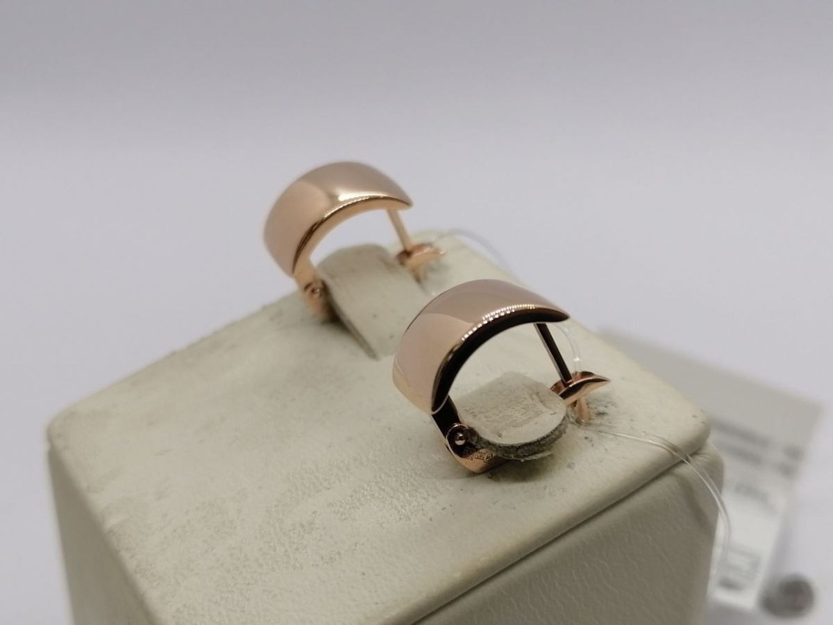 СЕРЬГИ БЕЗ КАМНЯ (Au 585)