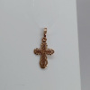 ПОДВЕСКА КРЕСТ без камня (Au 585)