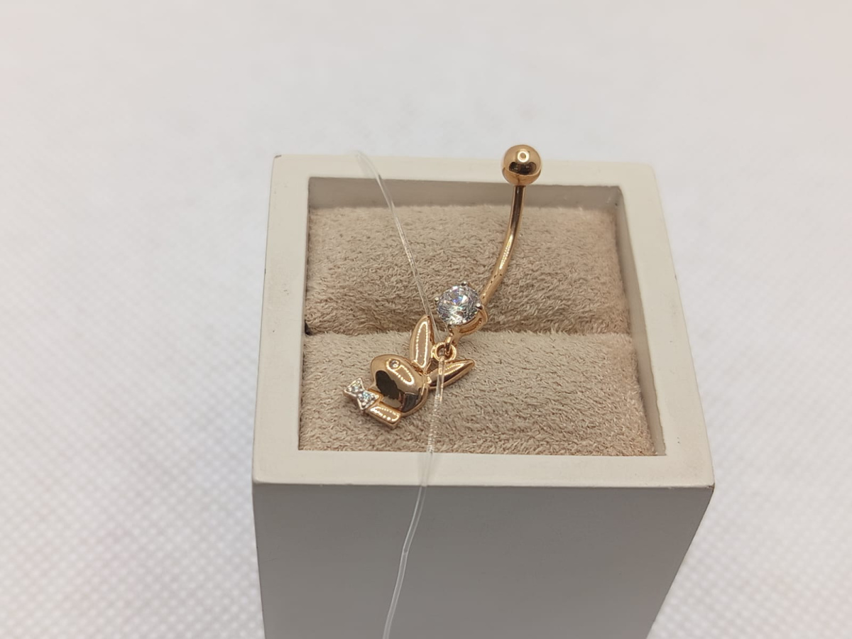 060221 ПИРСИНГ С КАМНЯМИ (Au 585)